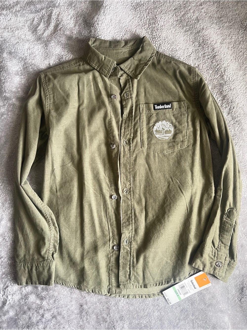 Timberland Khaki Button-Up Shirt